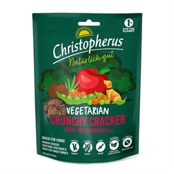 Christopherus Vegetarian Crunchy Cracker Æble & Linser 125g